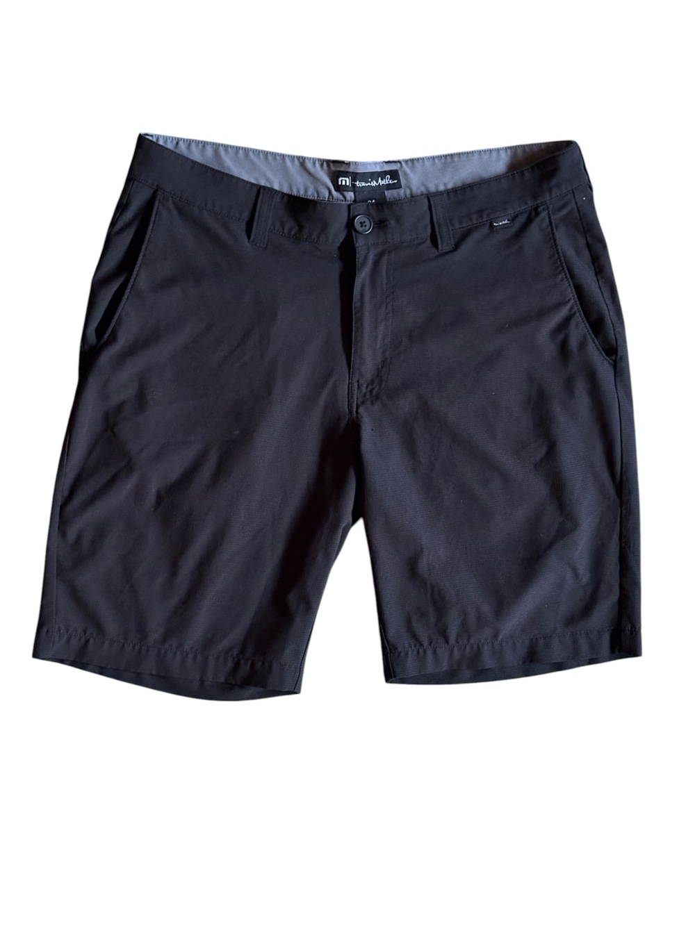 TravisMathew Black Performance Golf Shorts Men’s 34